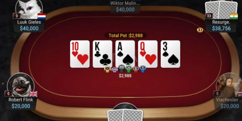 Vòng Pre-flop Holdem Texas Poker